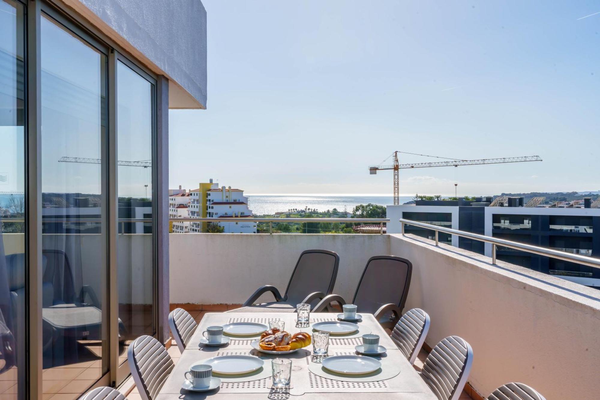 Breathtaking Coral Ocean View Apartment At Oa Portimão Esterno foto