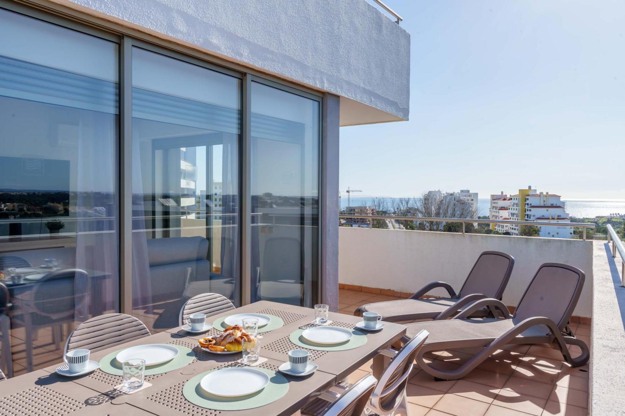Breathtaking Coral Ocean View Apartment At Oa Portimão Esterno foto